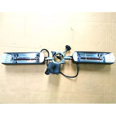 Chauffage Duo Lampes, 1600W IP23 pour tente pliante et parasol