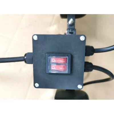 Chauffage Duo Lampes, 1600W IP23 pour tente pliante et parasol