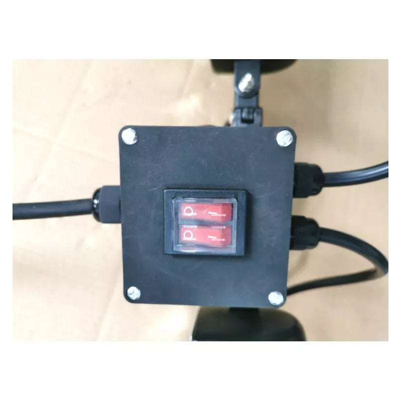 Chauffage Duo Lampes, 1600W IP23 pour tente pliante et parasol