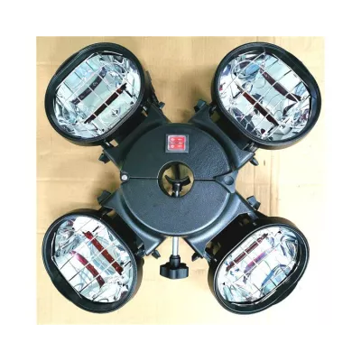 Chauffage à 4 Lampes, 1800W IP23 pour tente pliante et parasol