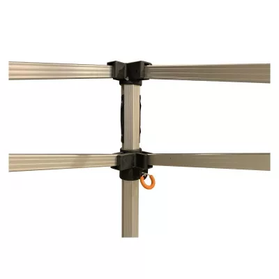 PACK Fenêtres Rideaux Barnum ALU 45mm 4X6 - solide - bâche toit 450 g/m2