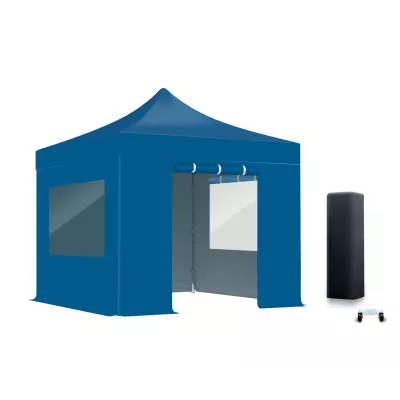 Pack fenêtres rideaux Barnum Pro Alu 45mm 3X3m - solide - bâche solide 450 g/m2