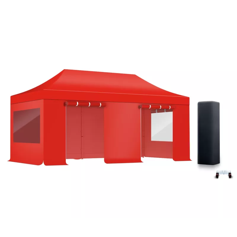 PACK Fenêtres Rideaux Barnum ALU 45mm 3X6m - solide - bâche 450g/m2