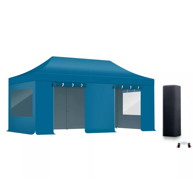 PACK Fenêtres Rideaux Barnum ALU 45mm 3X6m - solide - bâche 450g/m2