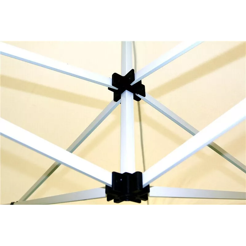 Pack Fenêtres rideaux Barnum pliant Acier premium 32mm 3X6m  - XPTENT - toit polyester pvc 450 g/m2