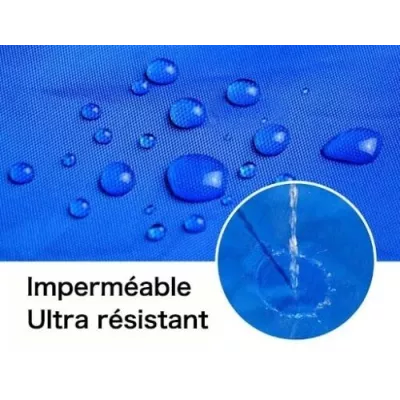 PACK Fenêtres Rideaux Barnum Alu 55mm 3X6m - haute qualité