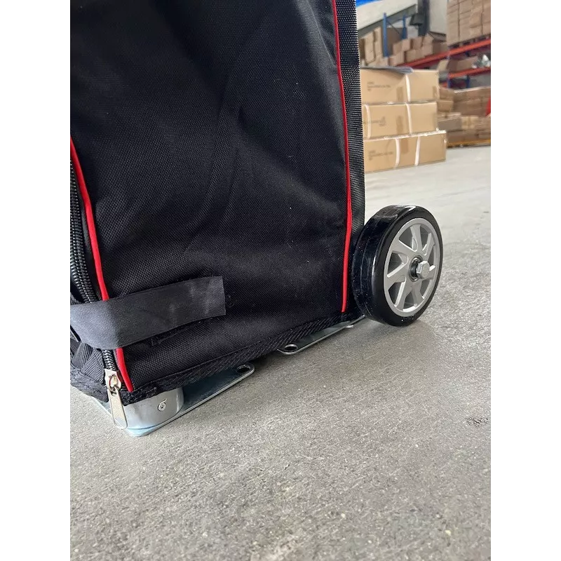 Housse de Transport à roulettes Ultra Résistante Tout Terrain Pour Alu 55 MM