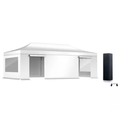 PACK Fenêtres Rideaux Barnum Alu 55mm 4X8m - toit 450 g/m2