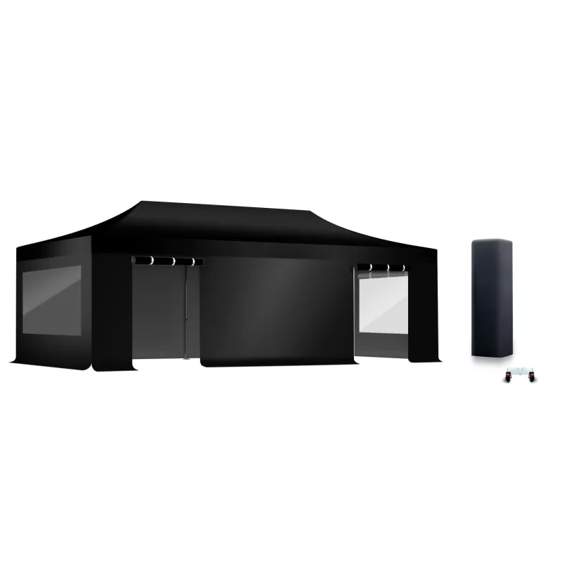 PACK Fenêtres Rideaux Barnum Alu 55mm 4X8m - toit 450 g/m2