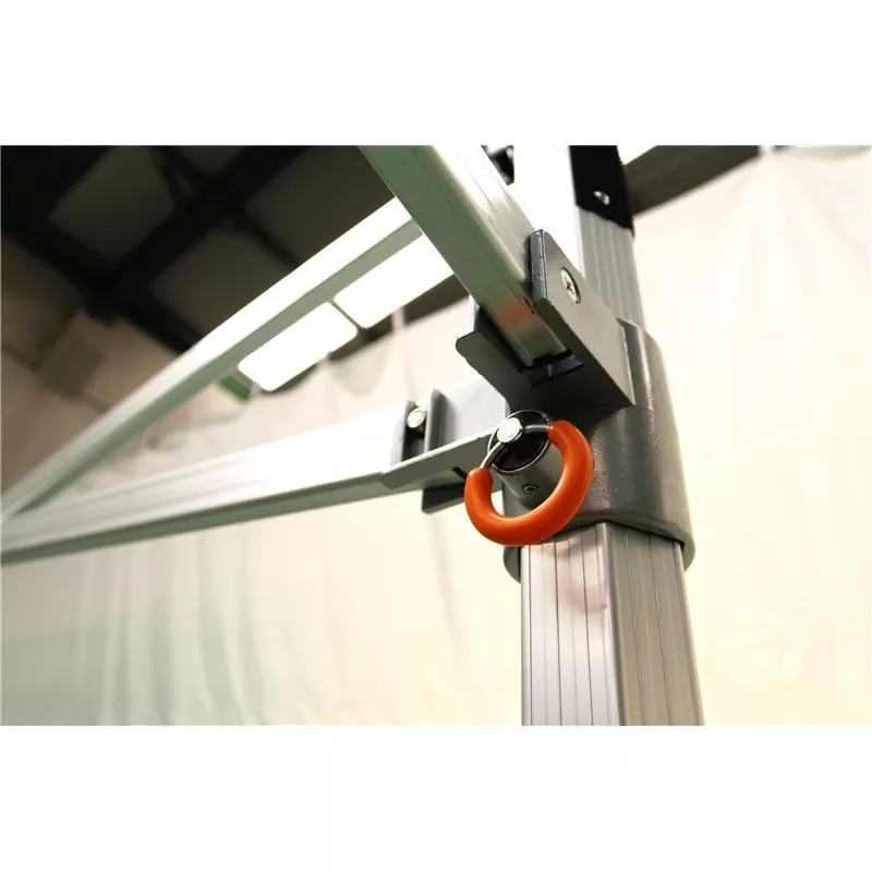 PACK Fenêtres Rideaux Barnum Alu 55mm 4X8m - toit 450 g/m2