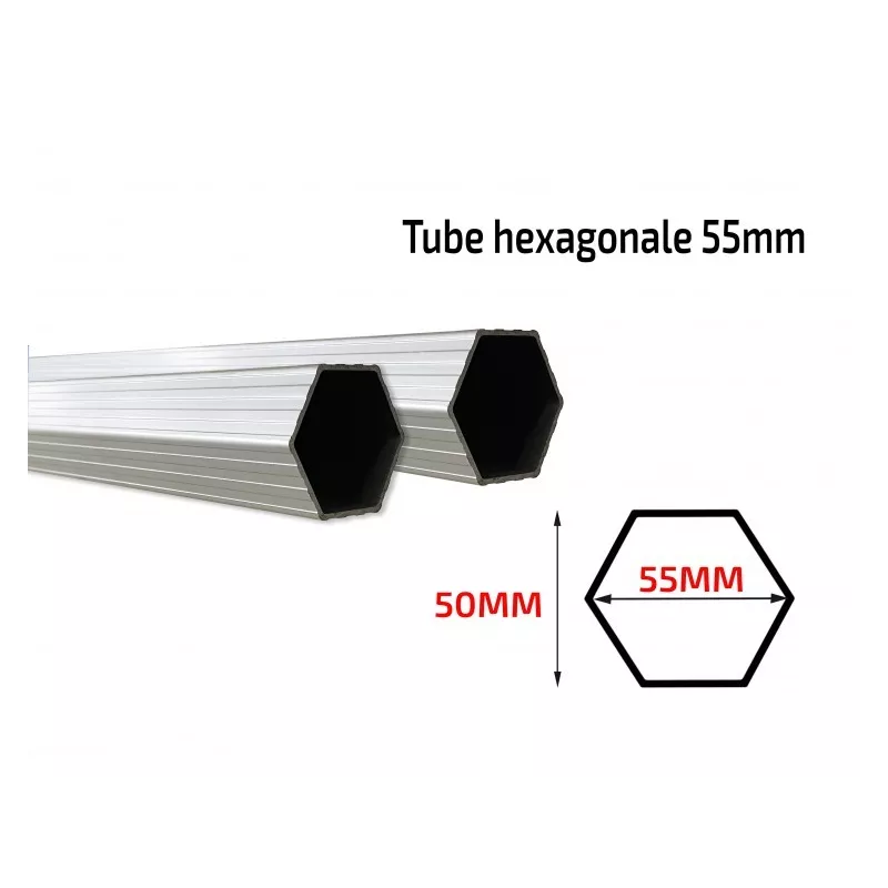 PACK Fenêtres Rideaux Barnum Alu 55mm 4X8m - toit 450 g/m2
