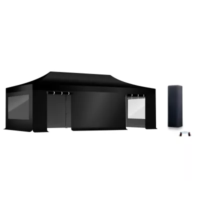 PACK Fenêtres Rideaux Barnum ALU 45mm 4X8m - solide - toit 450 g/m2