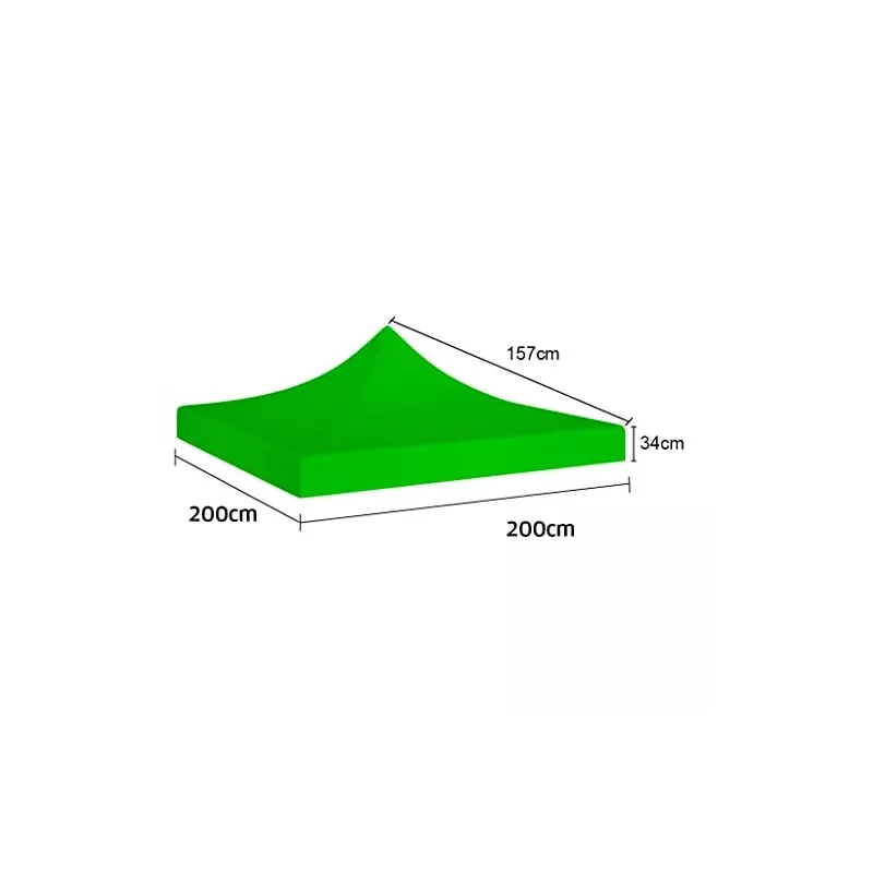 XPTENT - Bâche de toit 2x2m - 300g/m² pour Tente Pliante