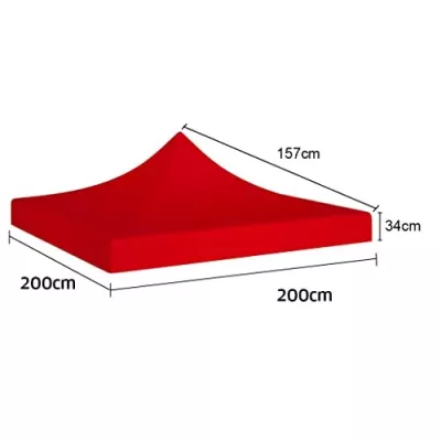XPTENT - Bâche de toit 2x2m - 300g/m² pour Tente Pliante