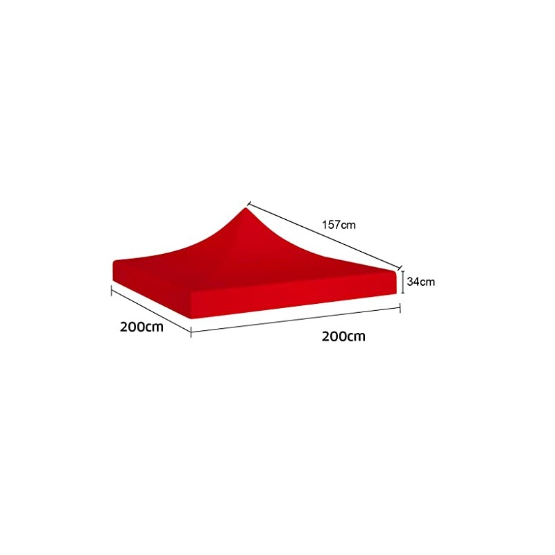 XPTENT - Bâche de toit 2x2m - 300g/m² pour Tente Pliante