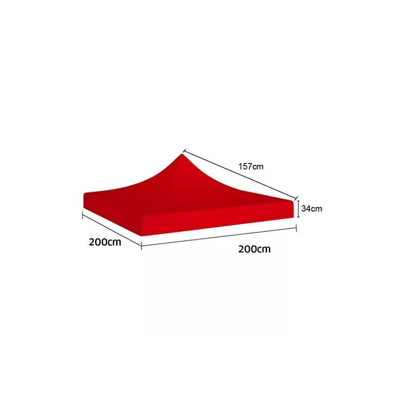 XPTENT - Bâche de toit 2x2m - 300g/m² pour Tente Pliante