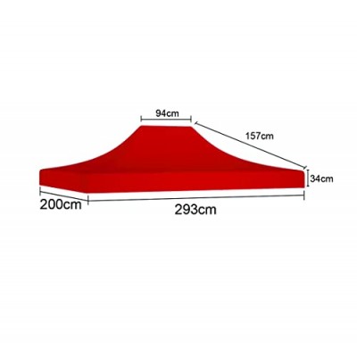 XPTENT - Bâche de toit 2x3m - 450g/m² pour Tente Pliante