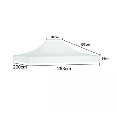 XPTENT - Bâche de toit 2x3m - 450g/m² pour Tente Pliante