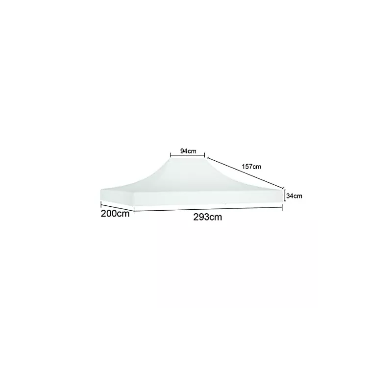 XPTENT - Bâche de toit 2x3m - 450g/m² pour Tente Pliante