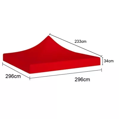 XPTENT - Bâche de toit 3x3m - 520g/m² pour Tente Pliante