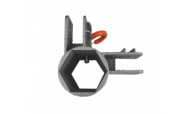 Angle de Poteau Coulissant pour Tente Pliante Alu 50/55mm