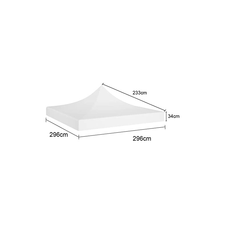 XPTENT - Bâche de toit 3x3m - 450g/m² pour Tente Pliante