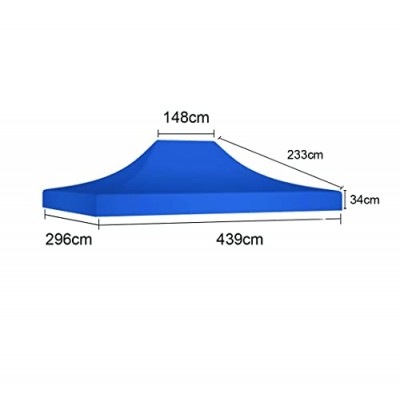 Bâche de toit 3x4,5m - 450g/m² Polyester-PVC Qualité Pro