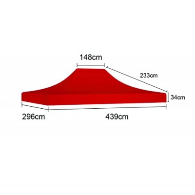 Bâche de toit 3x4,5m - 450g/m² Polyester-PVC Qualité Pro