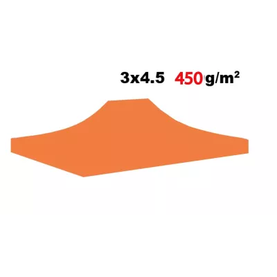 Bâche de toit 3x4,5m - 450g/m² Polyester-PVC Qualité Pro