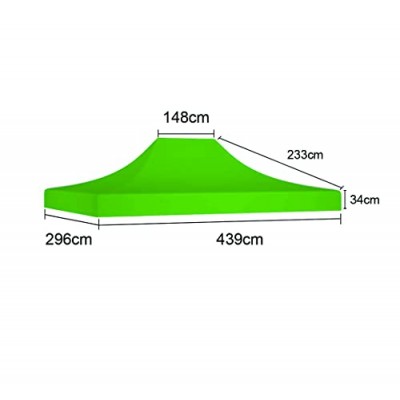 Bâche de toit 3x4,5m - 450g/m² Polyester-PVC Qualité Pro