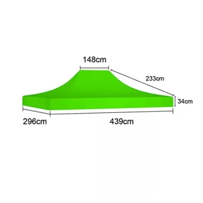 Bâche de toit 3x4,5m - 450g/m² Polyester-PVC Qualité Pro