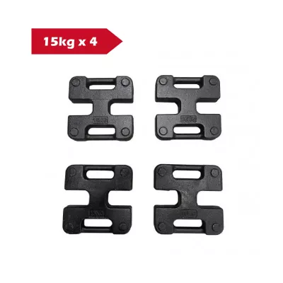 Gussgewicht - 16kg (2x8kg) - Geeignet für Faltzelte