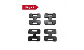 Poids de lestage - 16kg (2x8kg) - Pour tente pliante