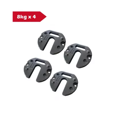 Poids de lestage - 16kg (2x8kg) - Pour tente pliante