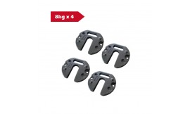Poids de lestage - 16kg (2x8kg) - Pour tente pliante