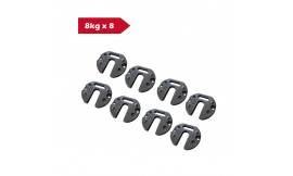 Poids de lestage - 16kg (2x8kg) - Pour tente pliante