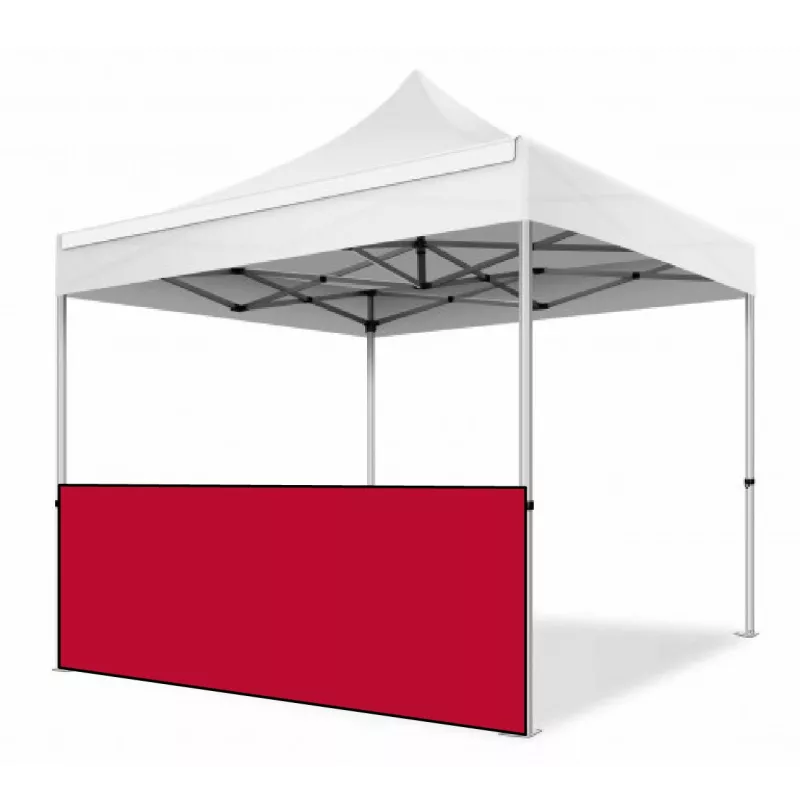 Demi-rideau 380g/m² pour Tente Pliante en Aluminium