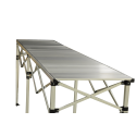 Table Pliante en Aluminium - 2,85m x 58cm - Hauteur réglable