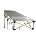 Table Pliante en Aluminium - 2,85m x 58cm - Hauteur réglable