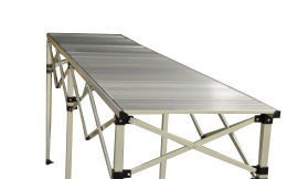Table Pliante en Aluminium - 2,85m x 58cm - Hauteur réglable
