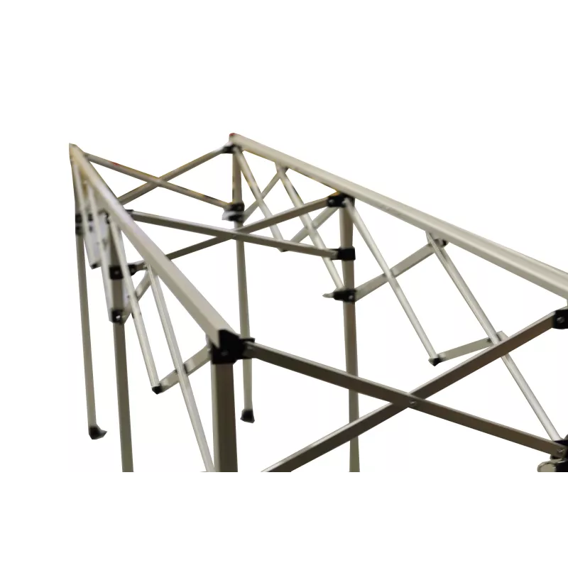 Table Pliante en Aluminium - 2,85m x 58cm - Hauteur réglable