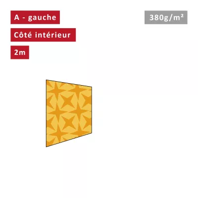 XPTENT - Mur plein 300g/m² pour Tente Pliante