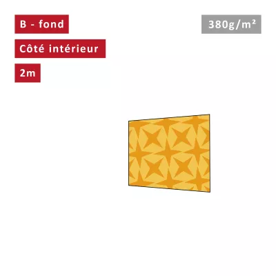 XPTENT - Mur plein 300g/m² pour Tente Pliante