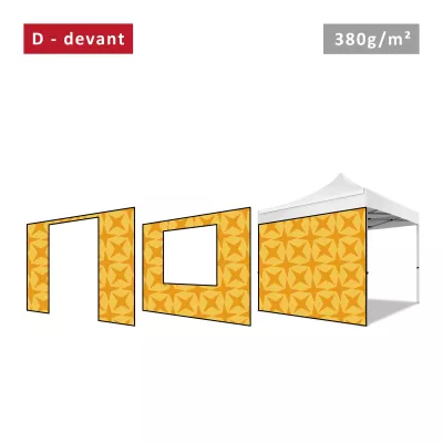 XPTENT - Geschlossene Wand 300g/m² für Faltzelt