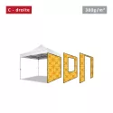 XPTENT - Mur plein 300g/m² pour Tente Pliante