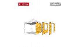 XPTENT - Mur plein 300g/m² pour Tente Pliante