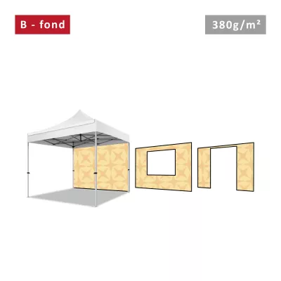 XPTENT - Mur plein 300g/m² pour Tente Pliante