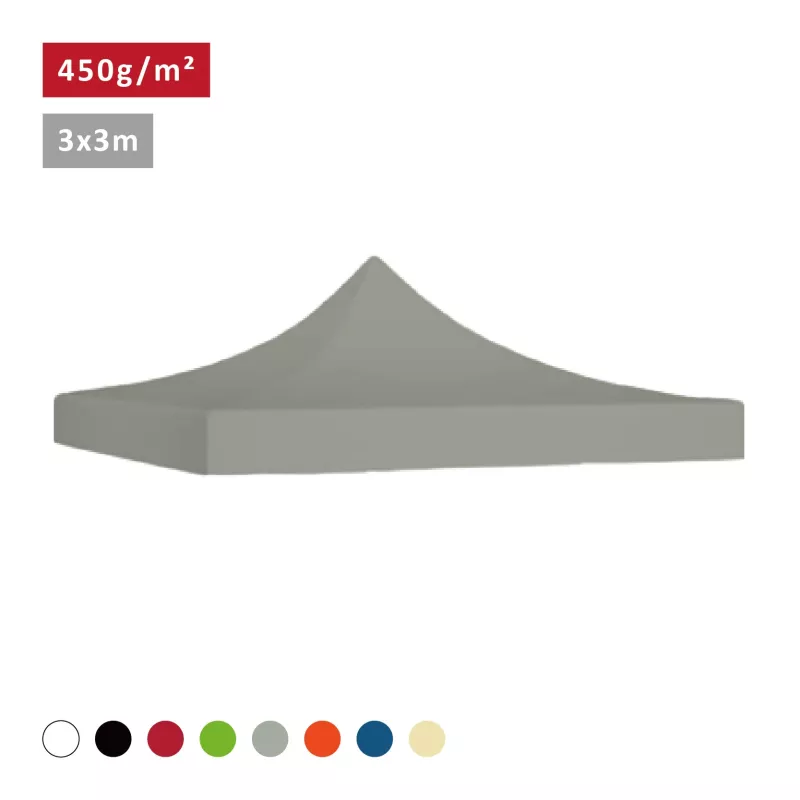 XPTENT - Bâche de toit 3x3m - 450g/m² pour Tente Pliante