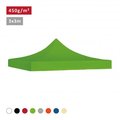 XPTENT - Bâche de toit 3x3m - 450g/m² pour Tente Pliante
