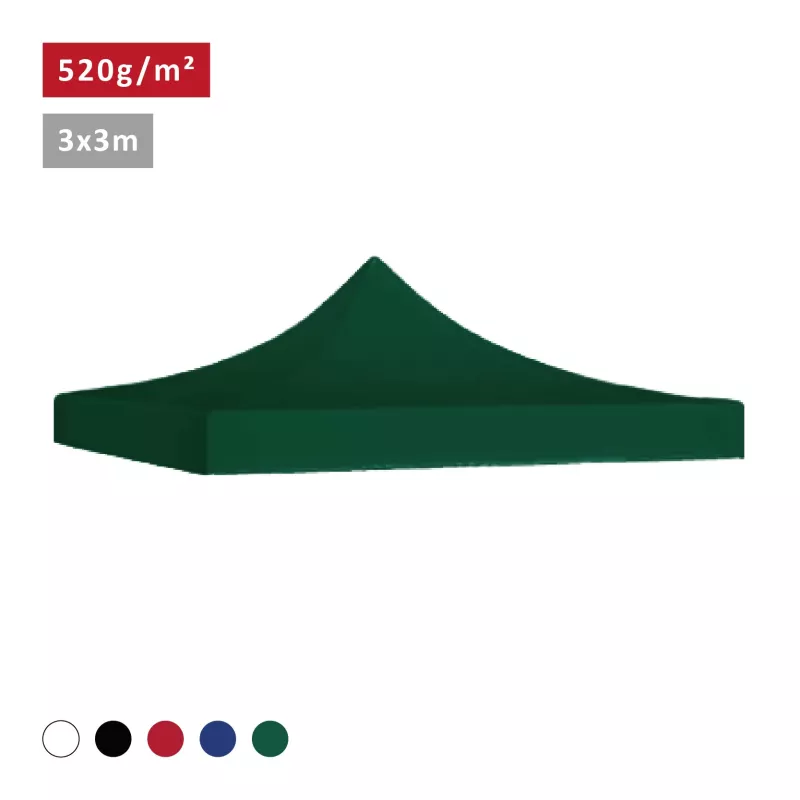 XPTENT - Bâche de toit 3x3m - 520g/m² pour Tente Pliante